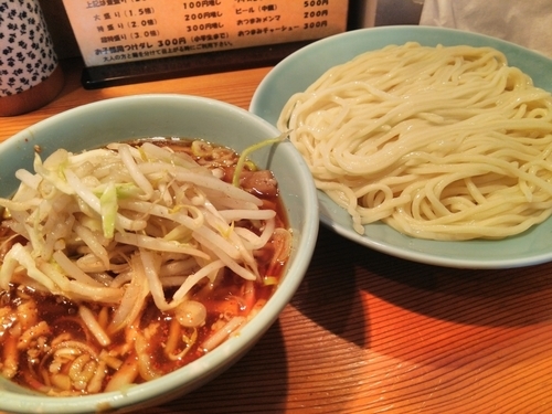 「つけそば・野菜入り」@つけそば屋 麺楽の写真