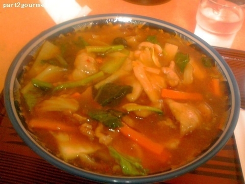 「四川風肉そば 辛 (800円)」@あんかけ屋の写真