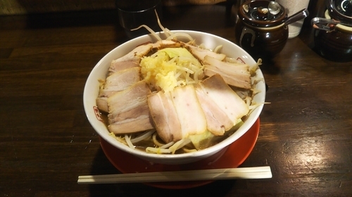 「きま八朗+豚増し」@きまぐれ八兵衛 安曇野本店の写真