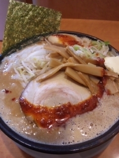 「濃厚味噌豚骨」@つけ麺 中華そば 節 用賀店の写真