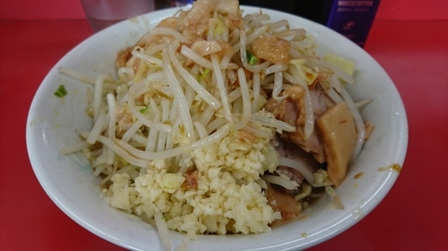 「汁なしラーメン ￥ 650」@ラーメン二郎 環七一之江店の写真