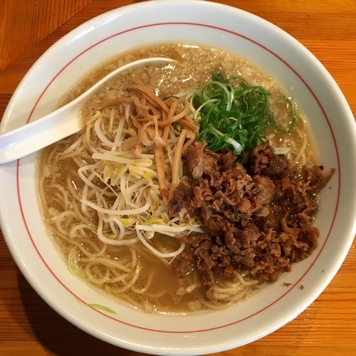 「馬肉らーめん (700円)」@木鶏製麺所の写真