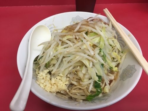「汁なし 650円」@ラーメン二郎 環七一之江店の写真