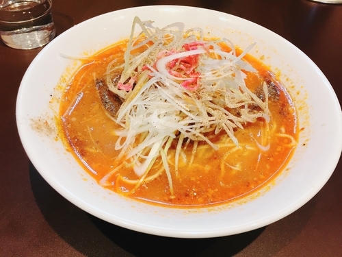 「辛海そば」@NIGORI JOUYU らーめん 五文の写真