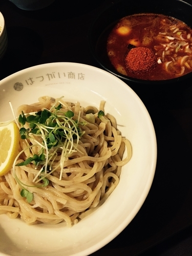 「辛つけそば」@中華そば専門 はつがい商店の写真