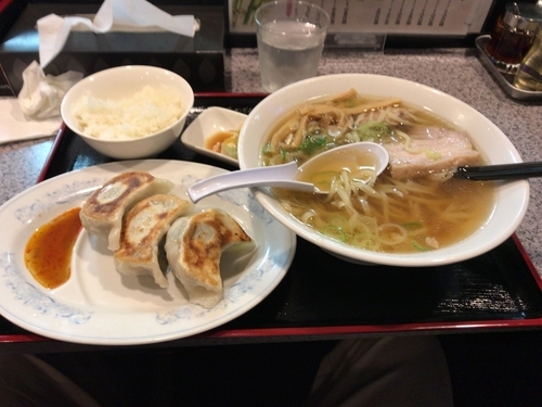 「餃子セット」@佐野青竹手打ちラーメン 大和の写真
