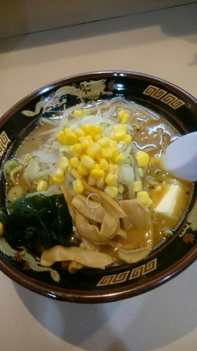 「半チャンセット B 味噌 920円 +バター80円」@どさん子大将 高崎店の写真