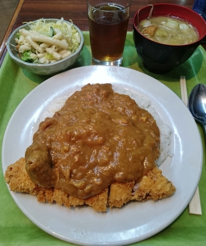 「かつカレー定食 790円」@好養軒の写真