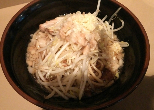 「ポン酢S　ニンニクアブラ　750円」@The Outsidersの写真