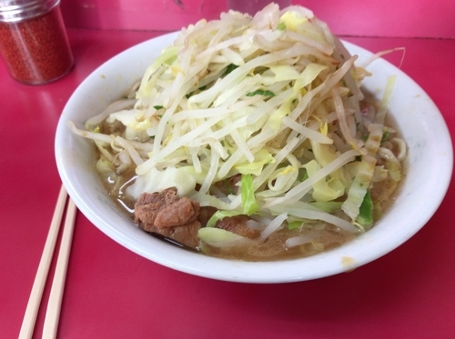 「小ラーメン ヤサイニンニクカラメ」@ラーメン二郎 環七一之江店の写真