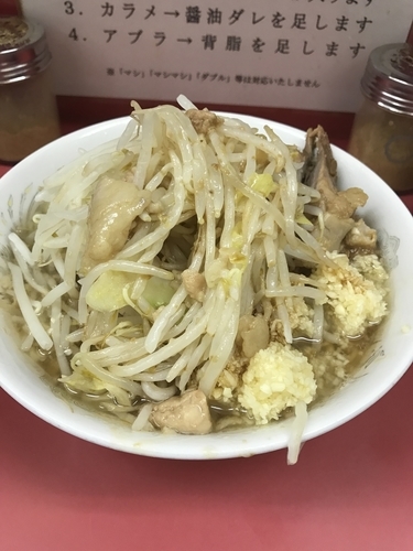 「小ラーメン(ニンニクカラメアブラ)」@ラーメン二郎 小岩店の写真