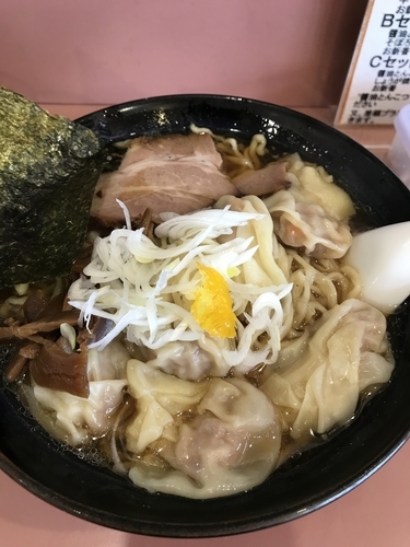 「ワンタンメン」@手造りラーメン 鶴の写真