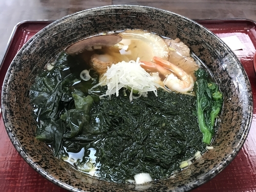 「【限定】ぎばさ潮麺 900円」@天然だしラーメン 潮の音の写真