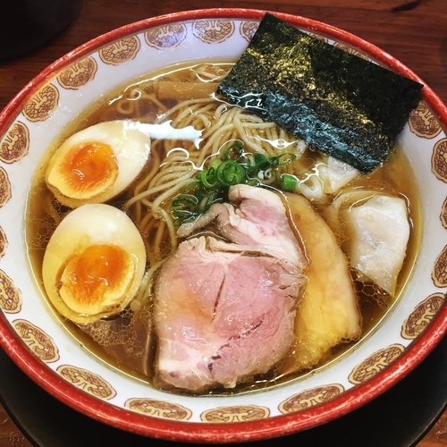 「比内地鶏神楽そば」@自然派ラーメン 神楽の写真