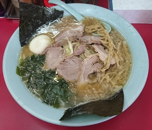 「ネギチャーシュー＋味玉」@ラーメンショップ幸手 金田亭の写真