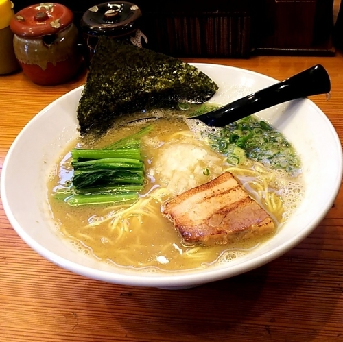 「九十九里煮干らーめん」@三代目麺処 「まるは」極 船橋店の写真