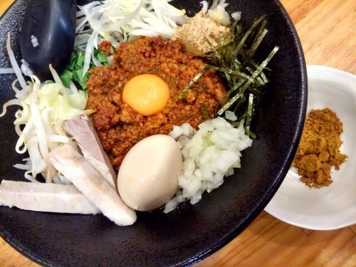 「カレーまぜそば　850円」@まぜそば 談の写真