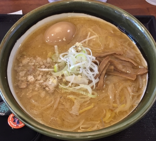 「味噌ラーメン＋煮玉子（￥800＋￥100）」@ラーメン郷の写真