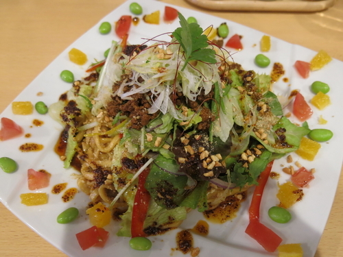 「汁なし担々麺(4辛)：880円」@Tokyo担々麺RAINBOWの写真