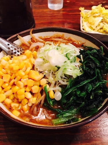 「味噌コーンラーメン」@らーめん 田中家の写真