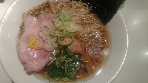 「鴨脂と蛤の醤油」@SOBAHOUSE金色不如帰の写真