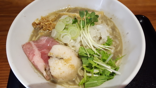 「塩煮干そば」@つけめん・らーめん・煮干そば 金狼の写真