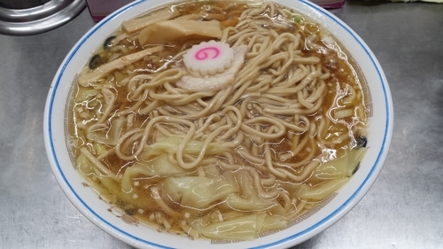 「ワンタンメン600円大盛50円」@中華そば みたかの写真