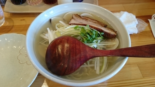 「極上はまぐり潮麺」@店内製麺 さくらの写真