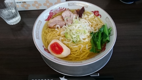 「塩中華そば大盛り770円」@ラーメン専門店 E.Y 竹末の写真
