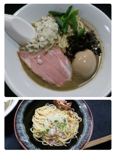 「濃厚そば、味玉、和え玉　1,080円」@麺処 晴の写真