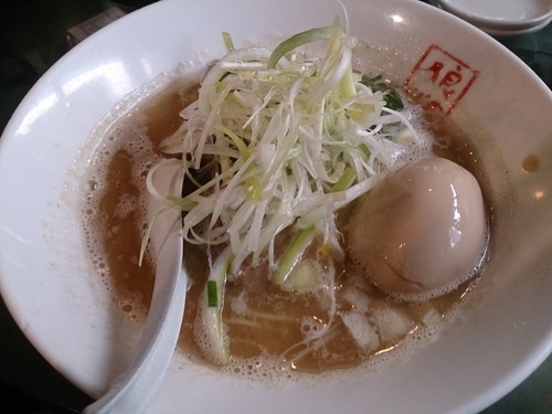 「鬼海 味玉 ネギﾄｯﾋﾟﾝｸﾞ」@狼煙 松本店の写真