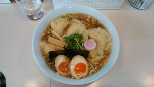 「雲呑麺大盛＋味玉」@麺処 大木の写真
