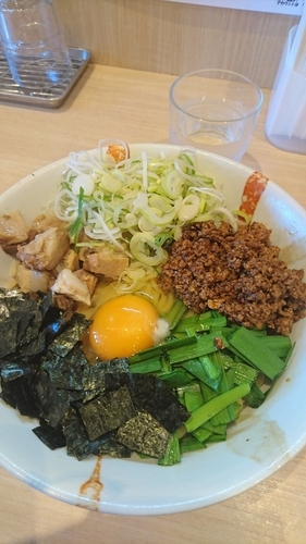 「まぜそば」@麺処つむじの写真