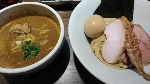 「特製豚骨魚介つけ麺」@つけ麺 一燈の写真