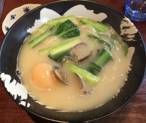 「春潮＋味玉（￥750＋100）」@こくまろ鶏らーめん 久久の写真