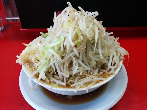 「ラーメン野菜まし　730円」@豚男 -BUTAMEN-の写真