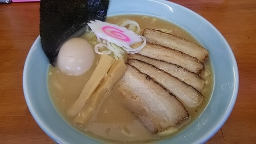 「あっさりチャーシュー麺&味たま」@BAKUTEN 麦天の写真