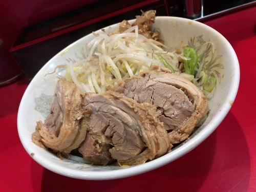 「まぜそば　豚マシ」@蒙麺 火の豚の写真