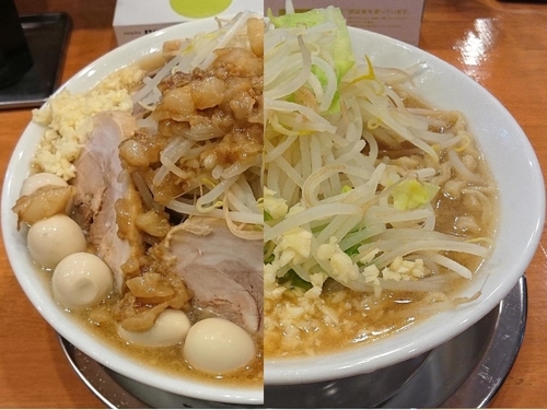 「特大豚ラーメン+トッピング」@麺屋穴場の写真