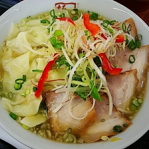 「【期間限定】とろ～りスープのたっぷり野菜ラーメン他８４０円」@喜多方ラーメン 坂内 潮来店の写真