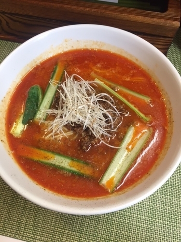 「担担麺　850円　＋　ご飯100円」@麺や金時の写真