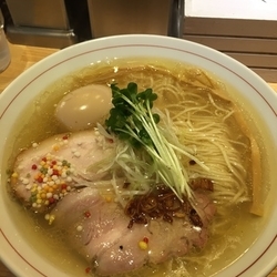 煮卵塩そば＋大盛り