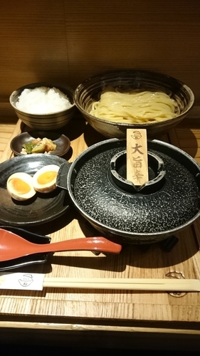 「めんたい煮込みつけ麺セット￥1590」@元祖めんたい煮こみつけ麺の写真