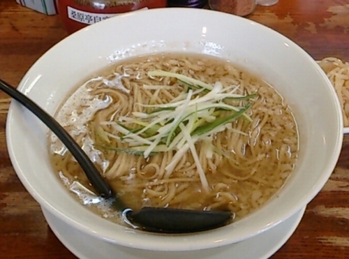 「かけらーめんしょう油」@ラーメン屋 桑原亭 東川口店の写真
