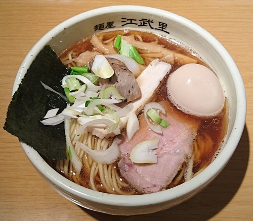 「江戸富士醤油ら〜麺(特別ver.)＋味玉」@麺屋 江武里の写真