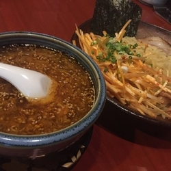 ばんから つけ麺 辛ネギトッピング