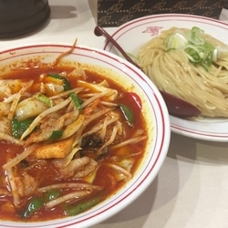 冷し味噌野菜 麺大盛り 辛さ2倍