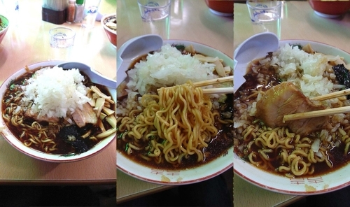 「『ラーメン+薬味(￥800+50)』」@梅乃家の写真