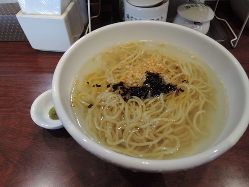 「塩かけ」@鶏だし中華そば かね壱 KANEICHIの写真