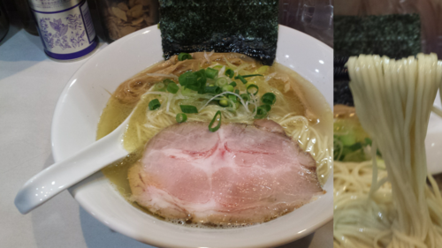 「塩らーめん700円」@麺屋 扇 SENの写真